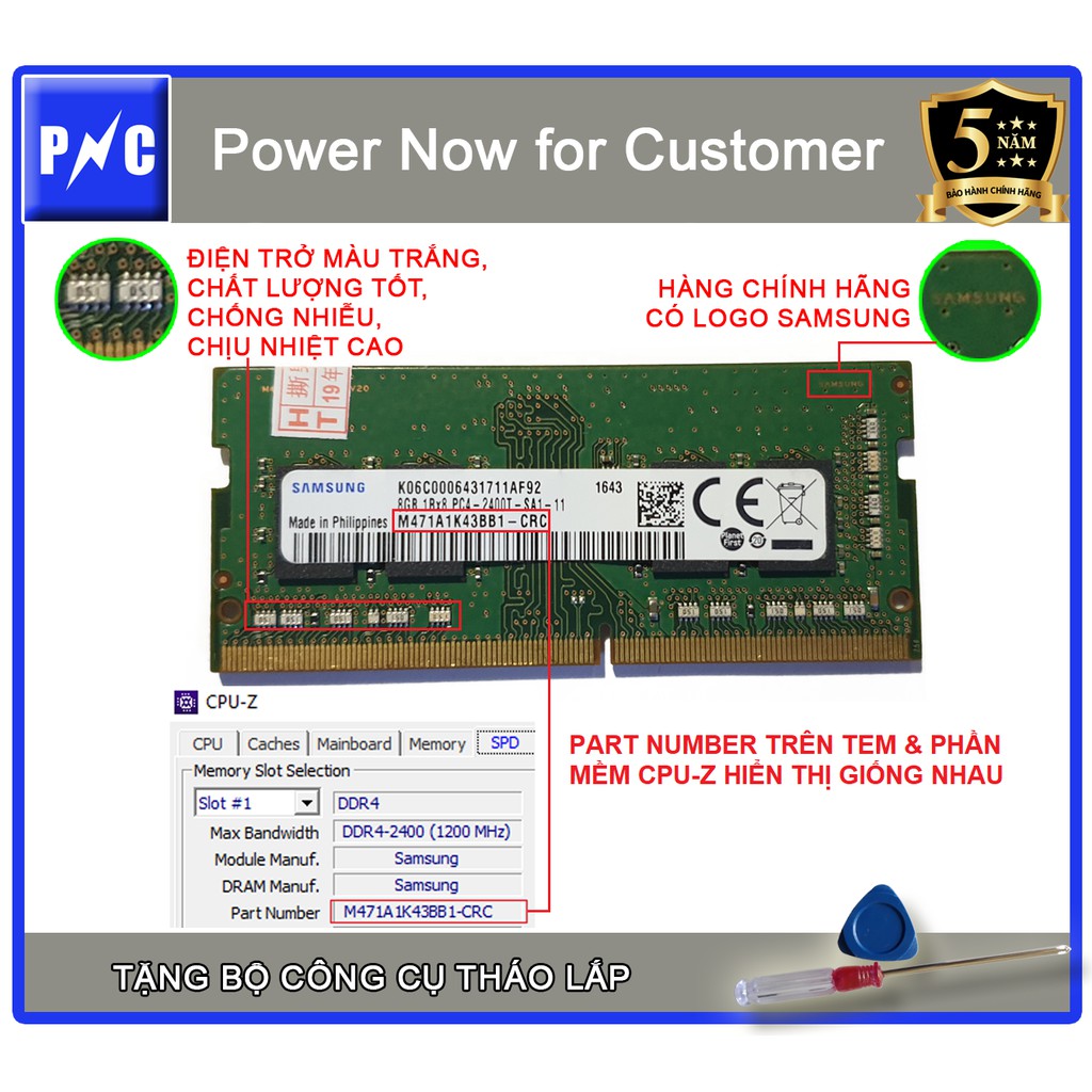 3 NGÀY XẢ KHO Ram Laptop CHÍNH HÃNG Samsung/SK hynix DDR4 4GB/8GB BUS 2400, BH 5 năm | BigBuy360 - bigbuy360.vn