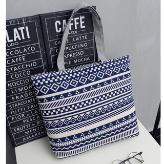 Túi vải tote họa tiết thổ cẩm vintage