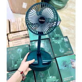 Quạt tích điện mini 3 chế độ để bàn cao cấp