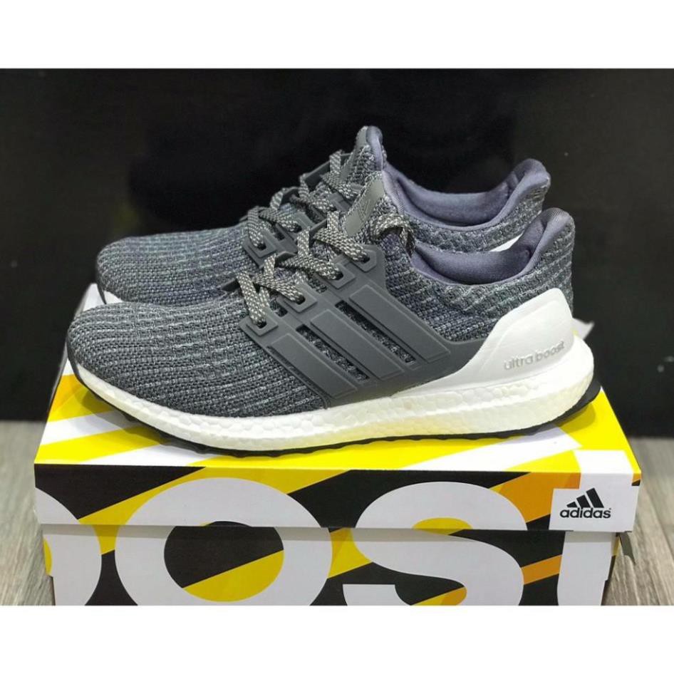 [ẢNH THẬT] Giày Sneaker Nam Nữ Ultraboost 4.0 xám 2019 (fullbox+freeship)