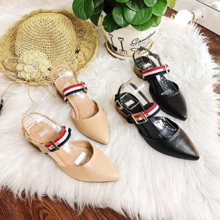 Sandal bít mũi hậu sau