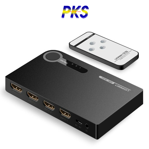 Bộ gộp HDMI 3 vào 1 ra chính hãng Ugreen 40234