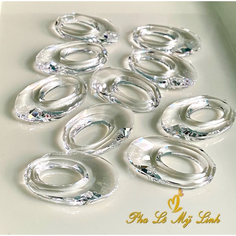 Combo 2 viên pha lê Swarovski Helios 20mm