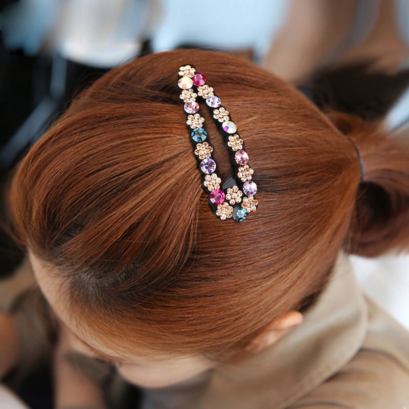 Kẹp Tóc Hình Hoa Xinh Xắn Phong Cách Hàn Quốc Cho Nữ