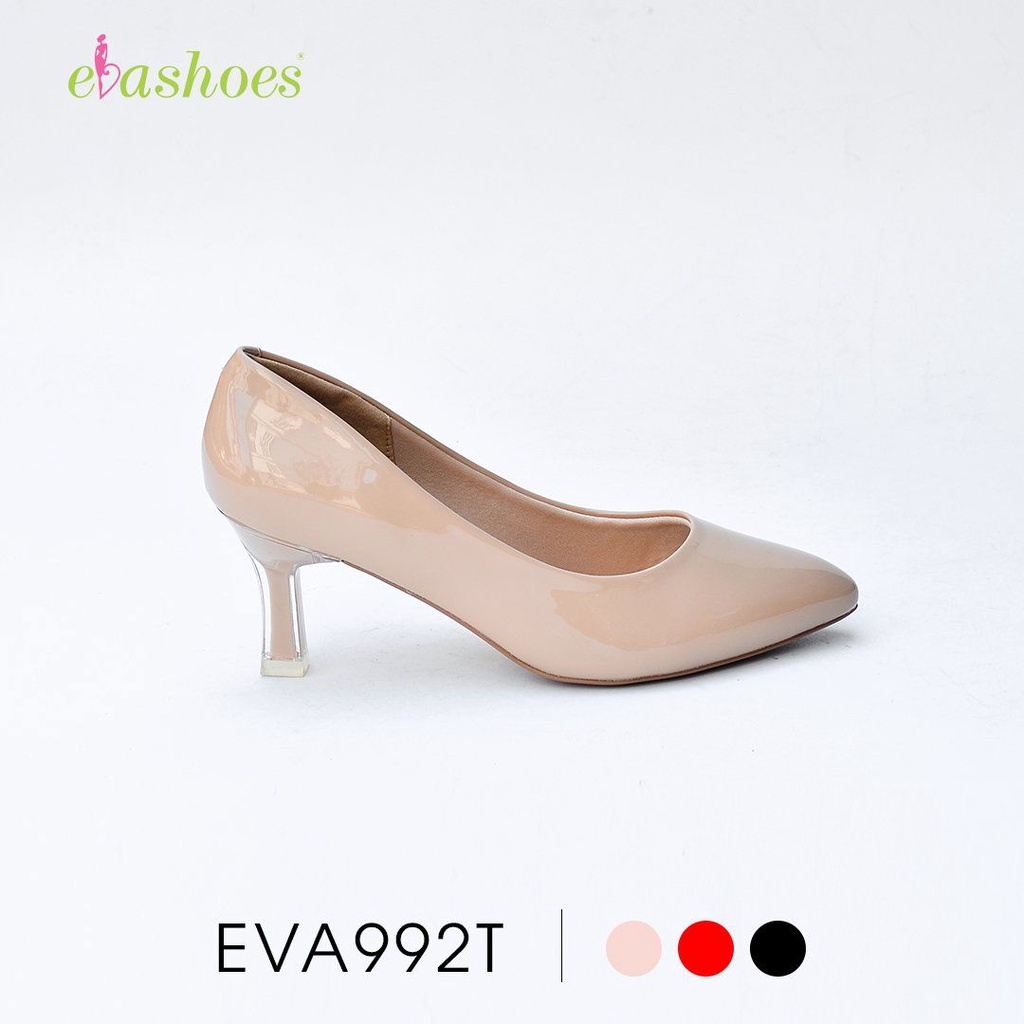 Giày Cao Gót Mũi Nhọn Gót Vuông Evashoes- Eva992t