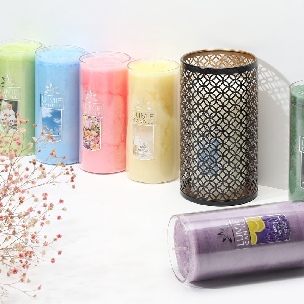 Nến Ly Thơm Cao Cấp Hàn Quốc LUMIE CANDLE 600g - 12 Mùi Hương