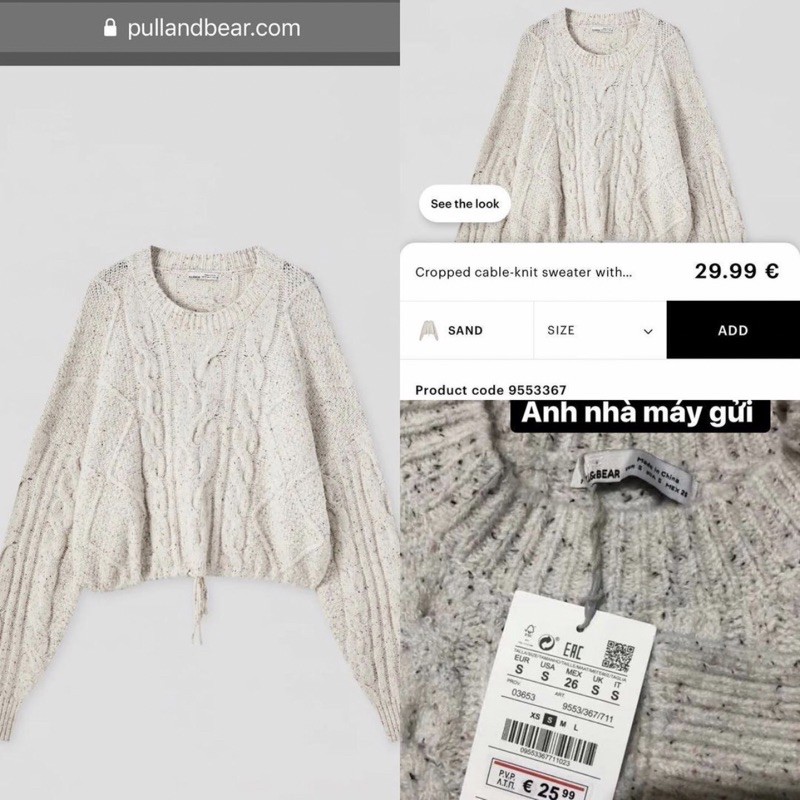 Áo len Pull&bear