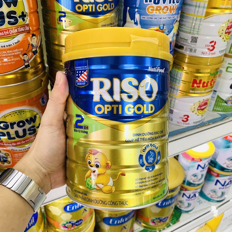 Sữa RISO OPTI GOLD 2 3 4 900G Nutifood