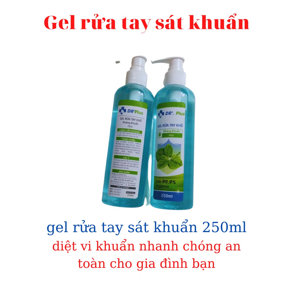 Gel rửa tay khô, nước rửa tay sát khuẩn 500ml