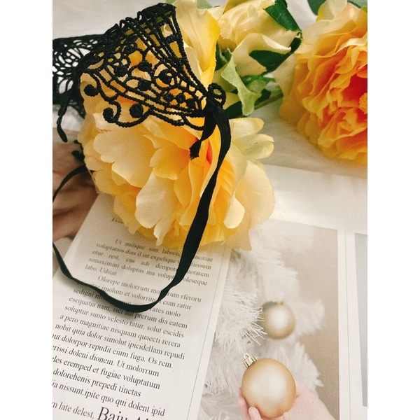MN001 - Mặt nạ ren hóa trang sexy gợi cảm - Mặt nạ bịt mắt phụ kiện chụp ảnh cosplay - BỊT MẮT SEXY | BigBuy360 - bigbuy360.vn