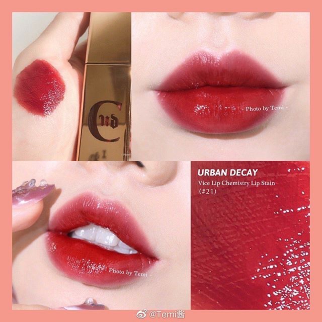 Bill Fullsize Urban Decay - Son Tint Vice Lip Chemistry Glassy Tint 3,5ml | BigBuy360 - bigbuy360.vn