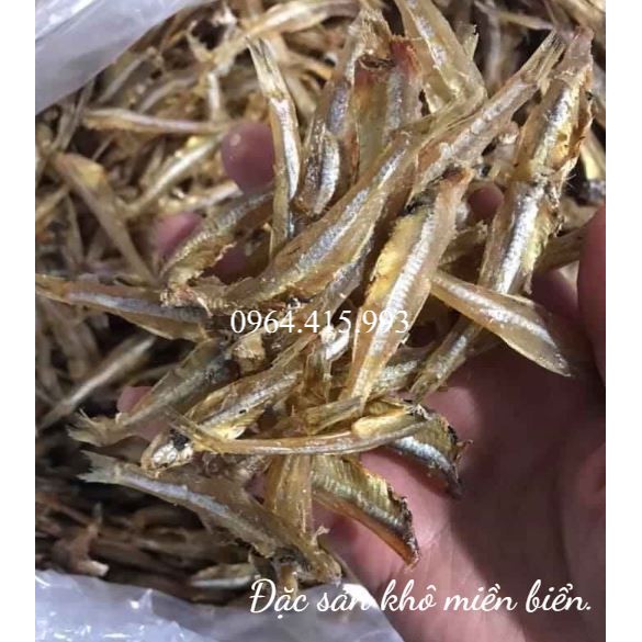 Khô cá cơm, Cá cơm khô nhạt, ngon cơm, dễ chế biến - 1kg