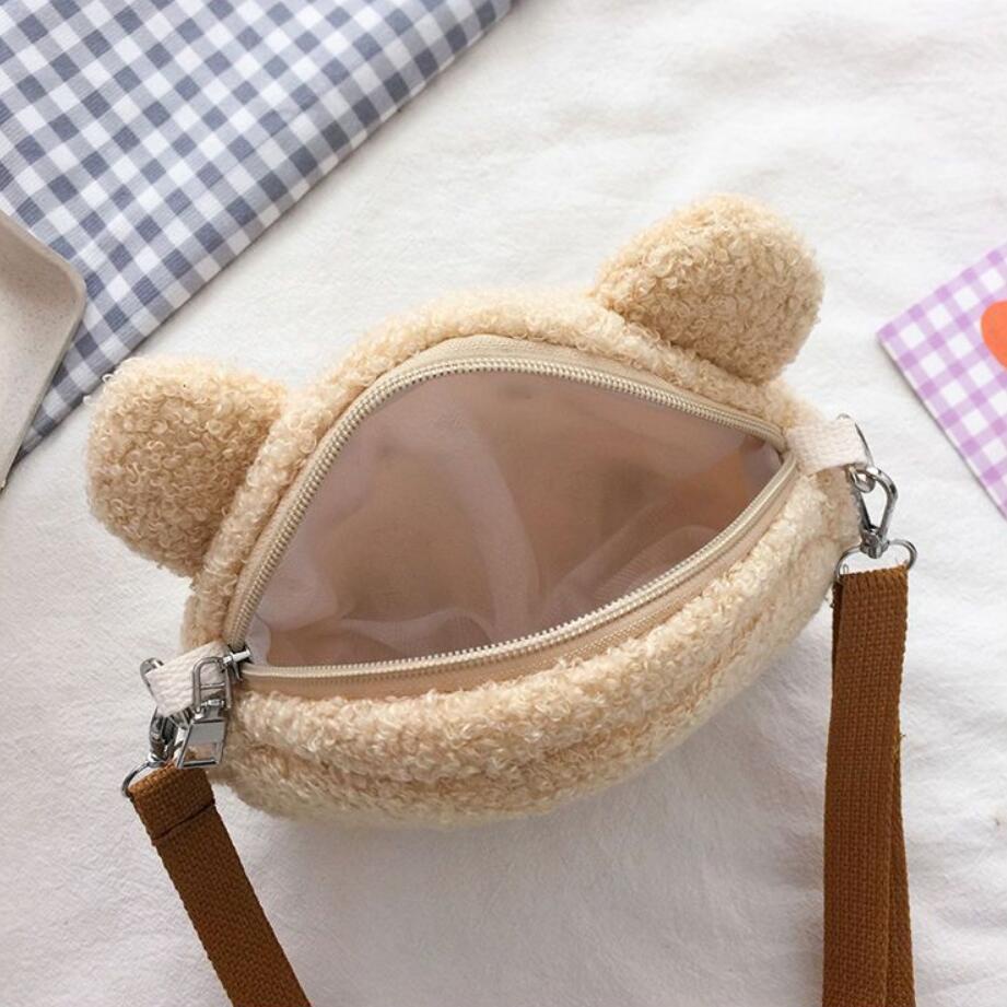 Túi Đeo Vai Bằng Lông Cừu Thời Trang Mùa Thu Đông Nhật Bản Dễ Thương Dành Cho Nữ
