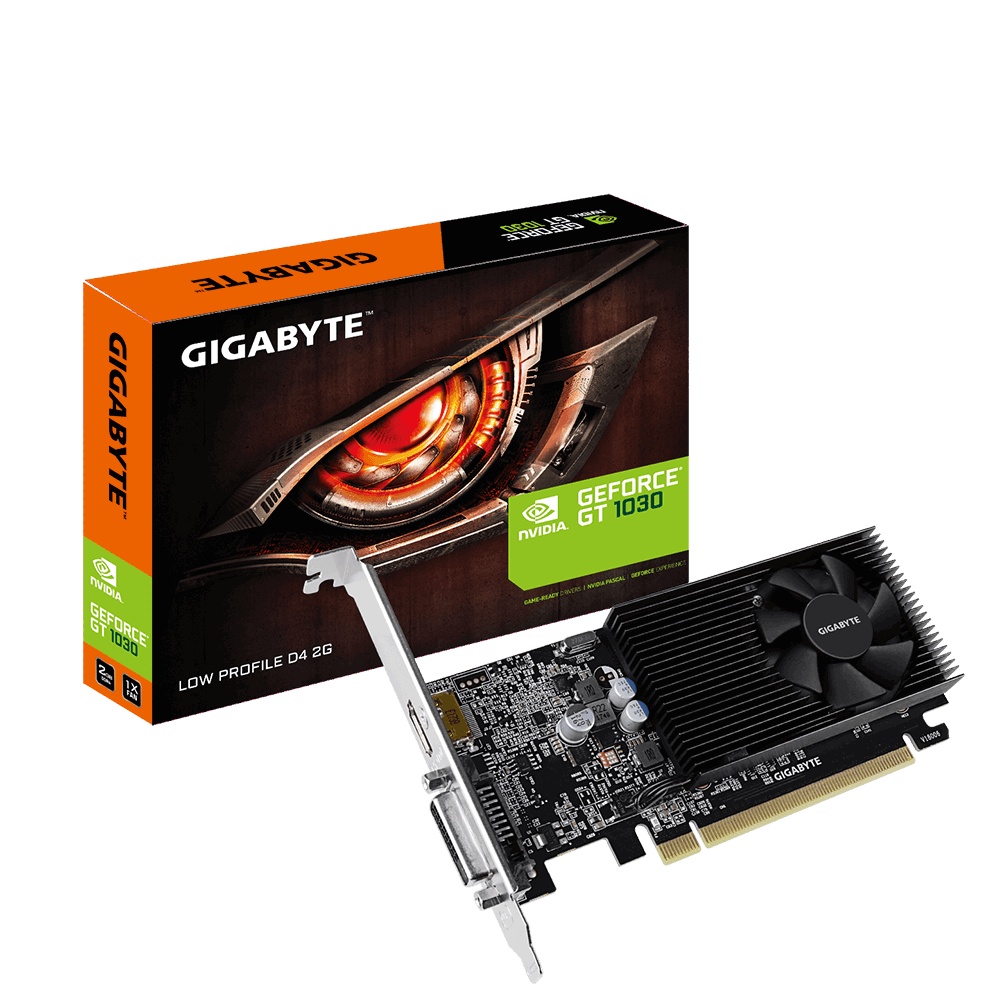 Card màn hình Gigabyte GT 1030 Low Profile D4 2G (GV-N1030D4-2GL) - Bảo hành 36 Tháng