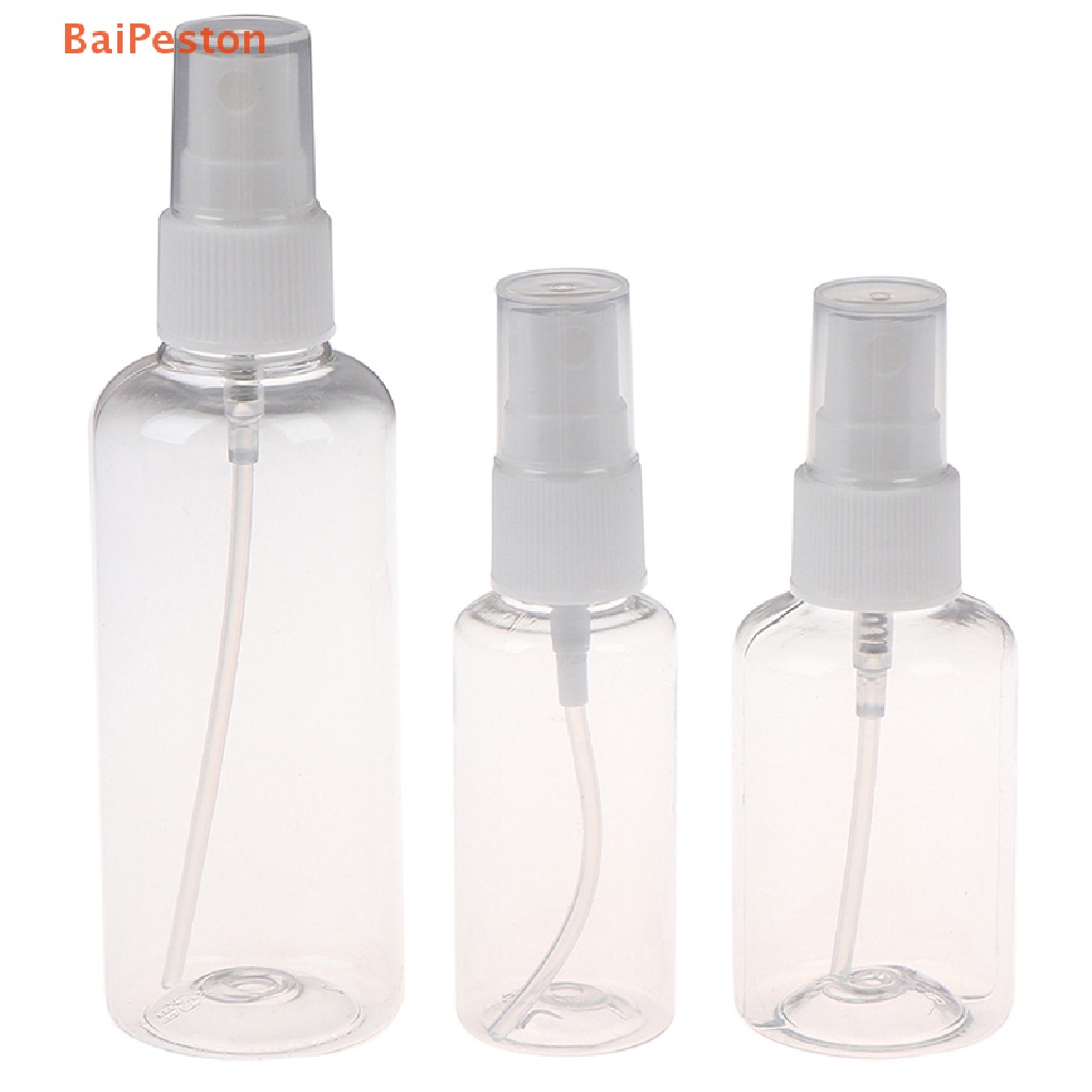 Chai Rỗng Trong Suốt Dung Tích 30 / 50 / 100ML Dùng Chiết Mỹ Phẩm Khi Đi Du Lịch