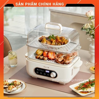Nồi hấp thức ăn rau củ quả, hấp trứng, Máy Hấp Thức Ăn Gia Đình 2 tầng - Hàng Chính Hãng Bear