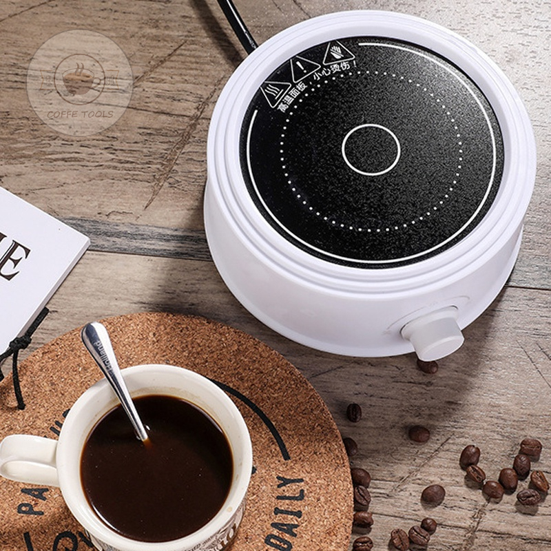 Bếp cà phê mini, Bếp sưởi điện, Bếp gốm nấu trà Moka Pot có điều chỉnh nhiệt độ