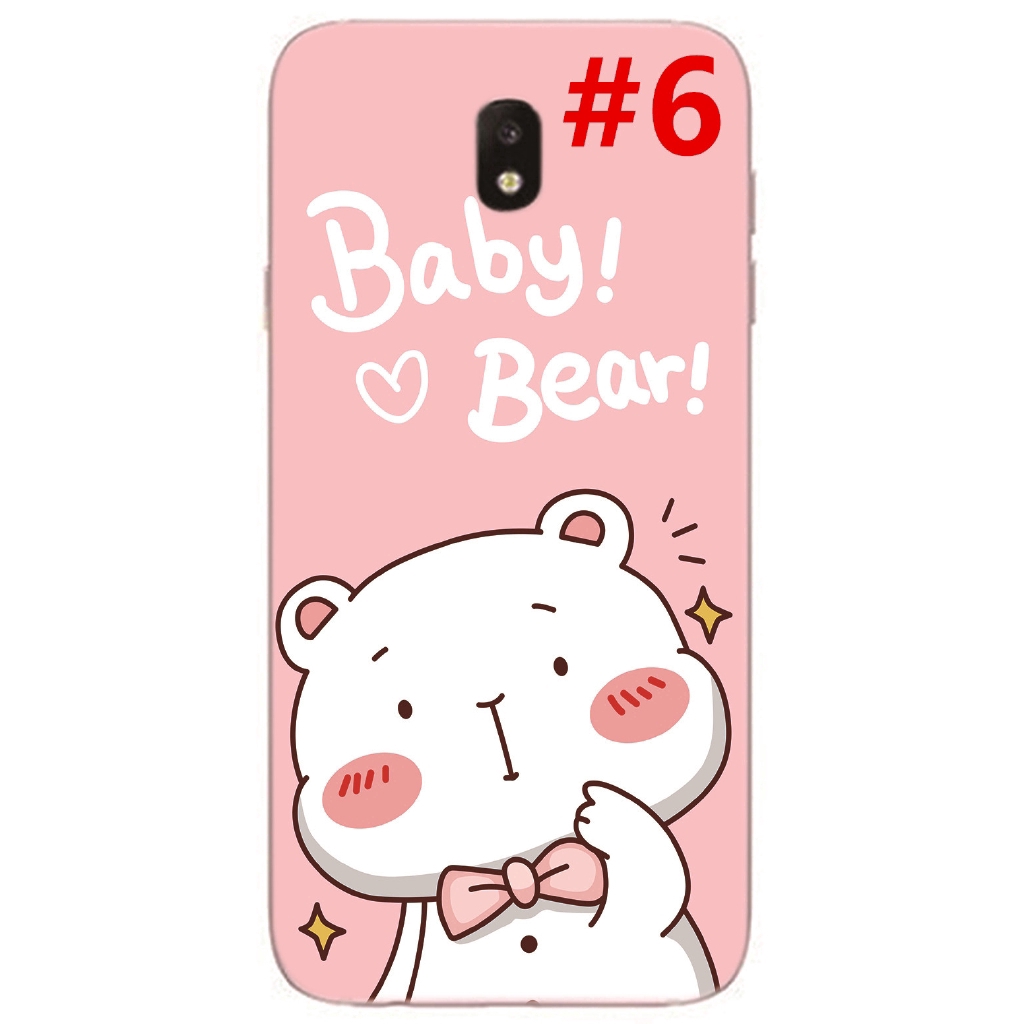 Ốp điện thoại TPU mềm họa tiết hoạt hình báo hồng đáng yêu cho Samsung Galaxy J3 J5 J7 Pro/Prime/J730 2017 J530 J330 | BigBuy360 - bigbuy360.vn