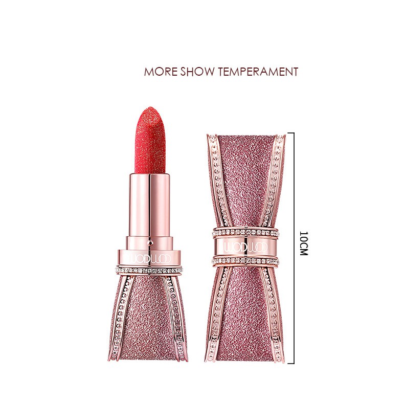 Son Sáp WodWod Diamond Enamel Bow Lisptick Chính Hãng Nội Địa Trung No.W742 | BigBuy360 - bigbuy360.vn