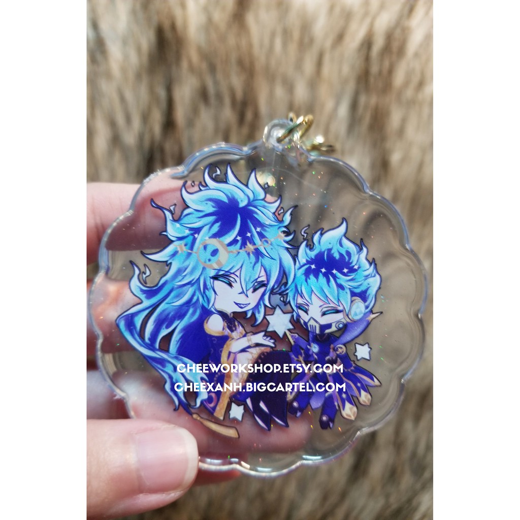 Móc khóa Idia &amp; Othor Twisted Wonderland Event lễ hội sao