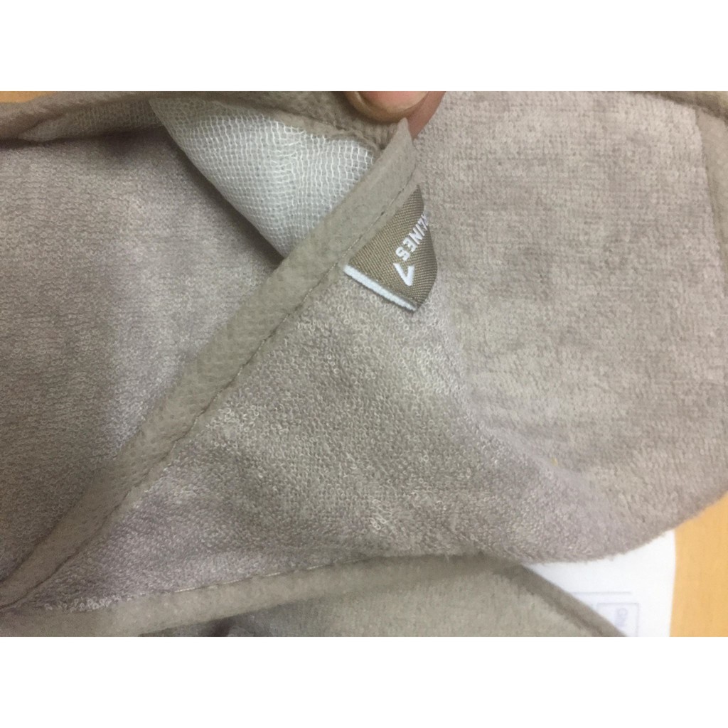 dép bông airline màu nâu