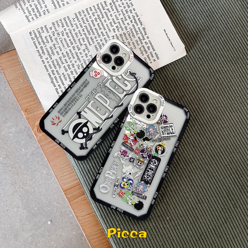 Ốp Điện Thoại TPU Viền Đen In Hình One Piece Cho Infinix Hot 10 Play Infinix Smart 5 6 Hot 9 Play 11 Play Hot 10Lite 11s