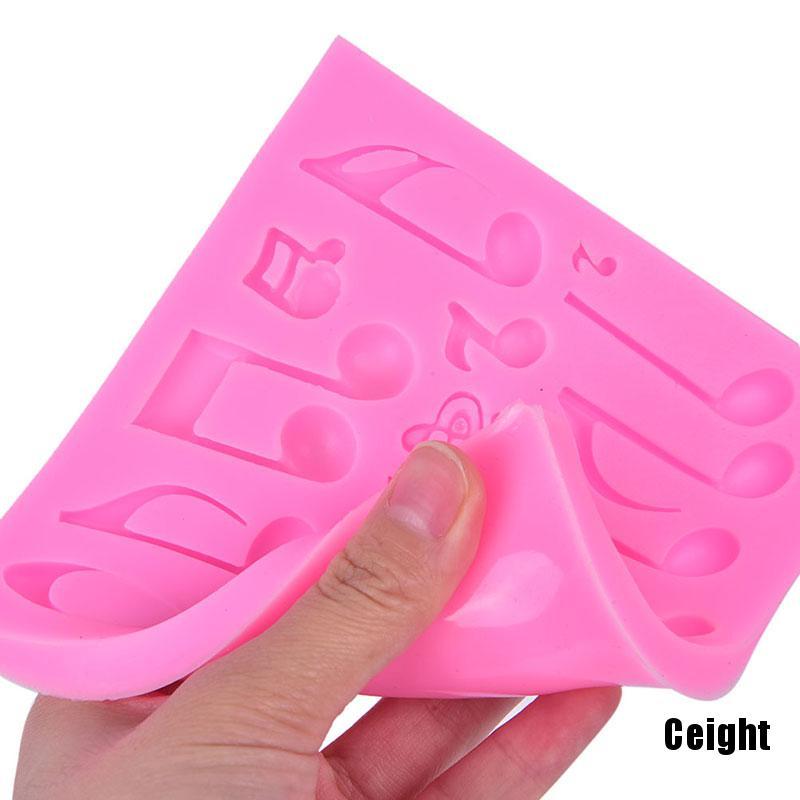 Khuôn Silicone Làm Bánh Hình Nốt Nhạc