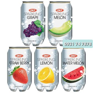 Nước Soda Sparking OKF vị trái cây 350ml
