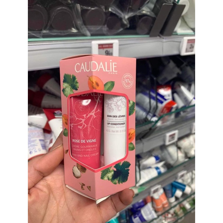 Set kem tay 30mL + son dưỡng  CAUDALIE Pháp