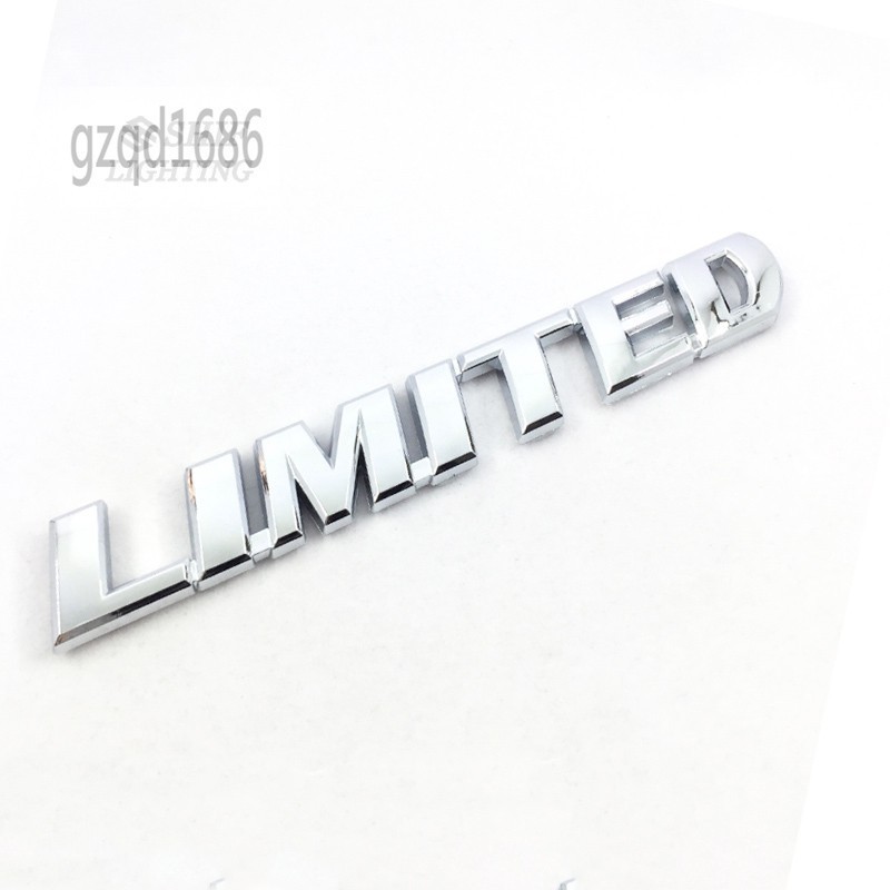 Sticker logo trang trí cho xe hơi hình chữ LIMITED bằng kim loại độc đáo