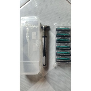 Combo dao cạo râu+ 6 lưỡi dao