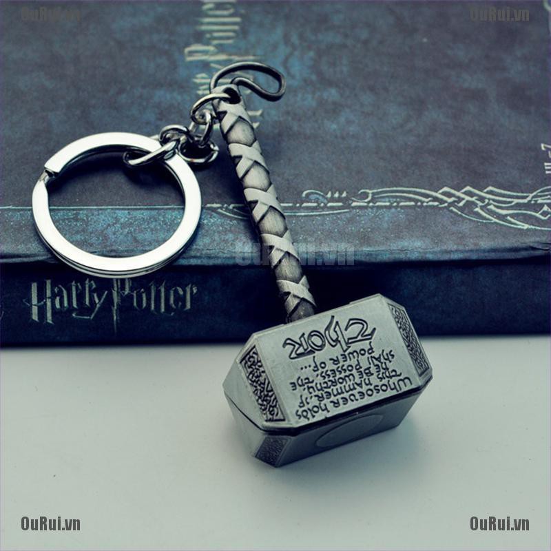 (FCC) Móc Khóa Hình Búa Kim Loại Đặc Biệt