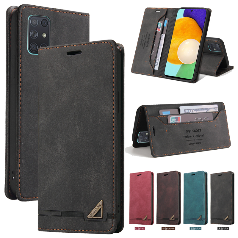 Luxury Frosted Flip Casing Xiaomi Redmi 9T Note 7 8 9T 9S 9 Pro Max K20 10X Auto Magnetic Leather Case Card Slot Holder Soft Cover