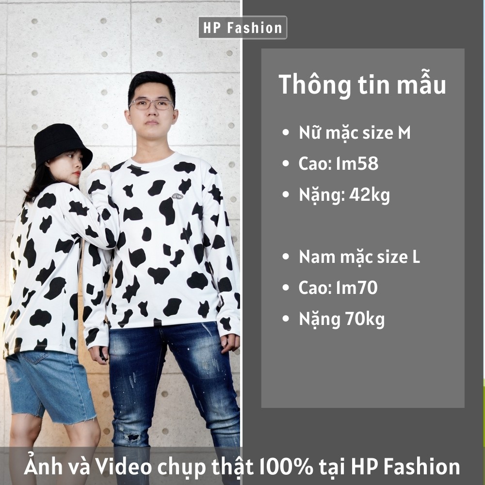 Áo Thun Bò Sữa Tay Dài dáng rộng Unisex nam nữ phong cách Ulzzang hottrend | BigBuy360 - bigbuy360.vn