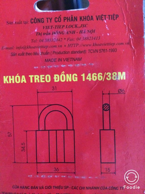 Ổ khoá Việt Tiệp