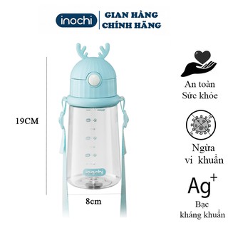 Bình tập uống nước cho bé inochi goki Dino Ruby
