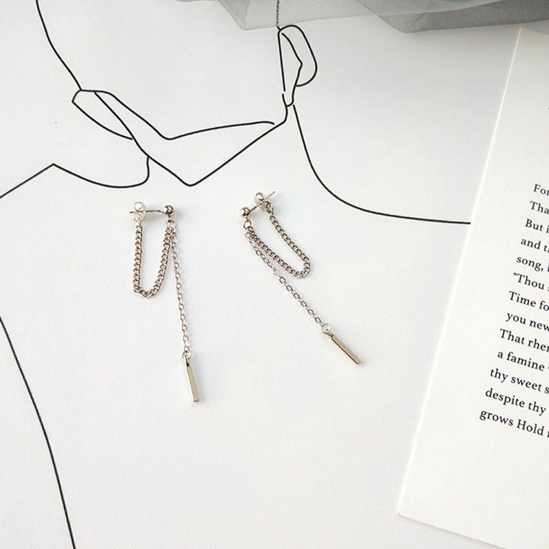 Bông tai dáng dài kiểu dáng cá tính B22 Give.love shop bông tai đi dự tiệc