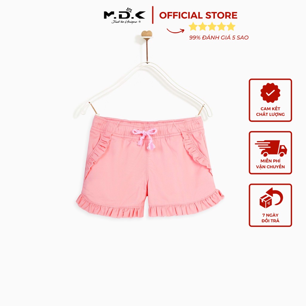 Quần bé gái - Ruffle Pull-On M.D.K - chất liệu cotton mềm mại, thoáng mát