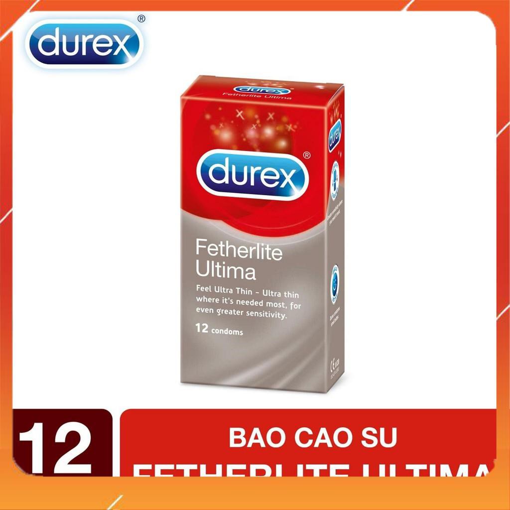 Bao Cao Su Durex Fetherlite Ultima Siêu Mỏng ( Hộp 12 Cái )