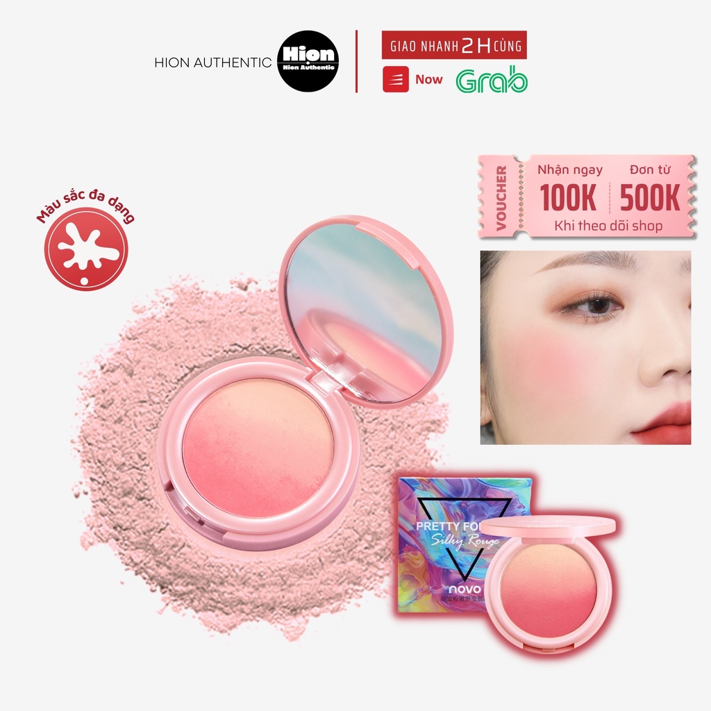 [FREESHIP] Phấn Má Hồng Dạng Loang NOVO Silky Rouge Pretty For You