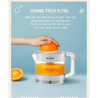 Máy Vắt Cam Sharp EJ-J407(Trắng/ Đen) - chính hãng