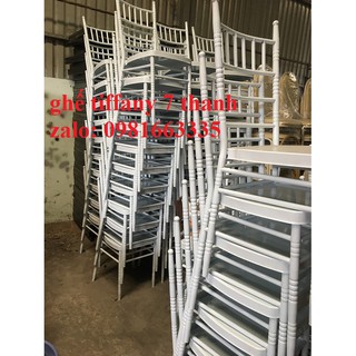 Ghế tiệc cưới tiffany trắng