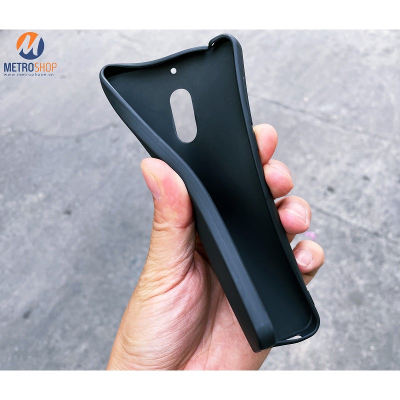ỐP LƯNG NHỰA DẺO ĐEN NOKIA 6 - 2017