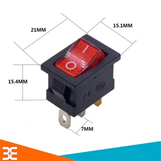 Công tắc bập bênh có đèn set 5c