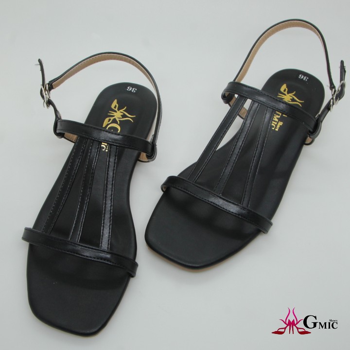 [ 𝗚𝗠𝗜𝗖 ] Giày Sandal Nữ Đế Bệt Quai Mảnh Ôm Chân, Chất Lương Cao Cấp Êm Chân Hàng Hiệu
