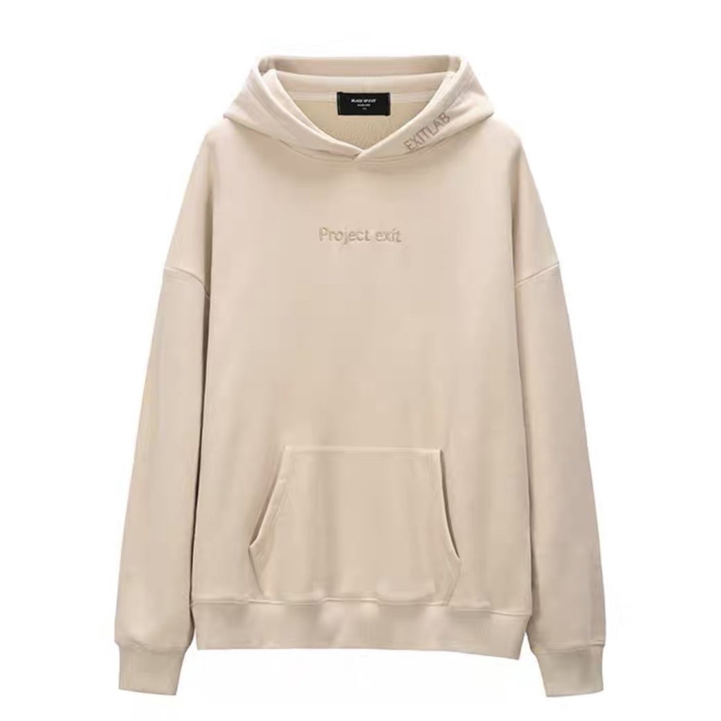 Jiashucheng Áo Hoodie Dài Tay Màu Nâu Đậm Phong Cách Mới Thu Đông