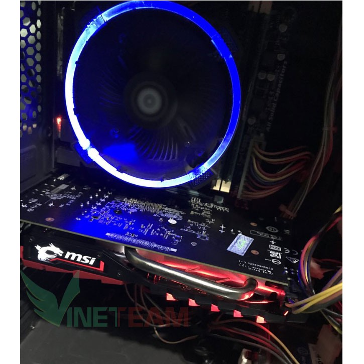 Tản Nhiệt CPU ID-Cooling DK-03 Halo Blue/Red Led Ring -dc3371