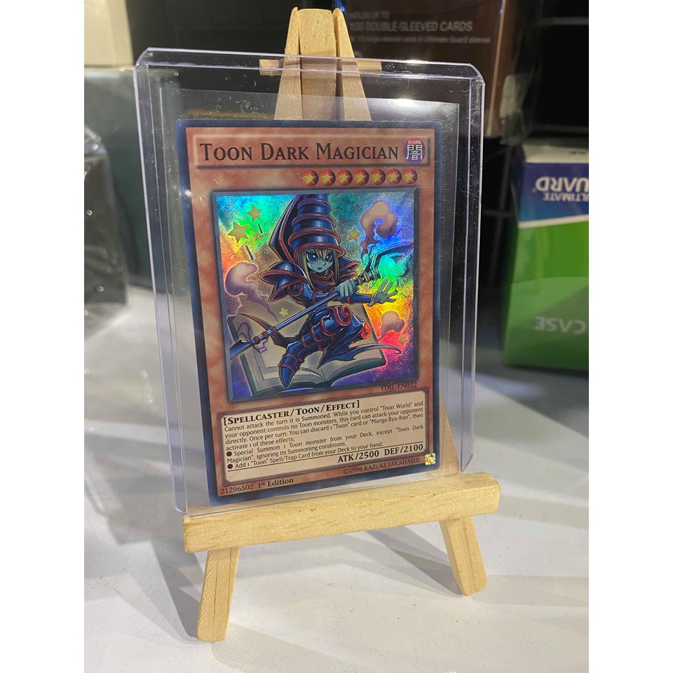 Lá bài thẻ bài Yugioh Combo Thầy trò phù thủy áo đen Toon Dark Magician - Tặng bọc bài nhựa bảo quản
