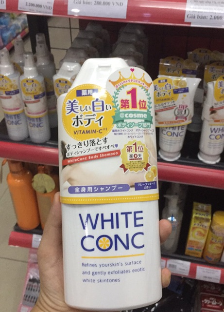 Sữa tắm trắng da white conc | BigBuy360 - bigbuy360.vn