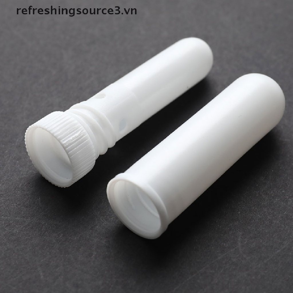 Bộ 10 Lọ Tinh Dầu Thơm Rỗng Màu Trắng